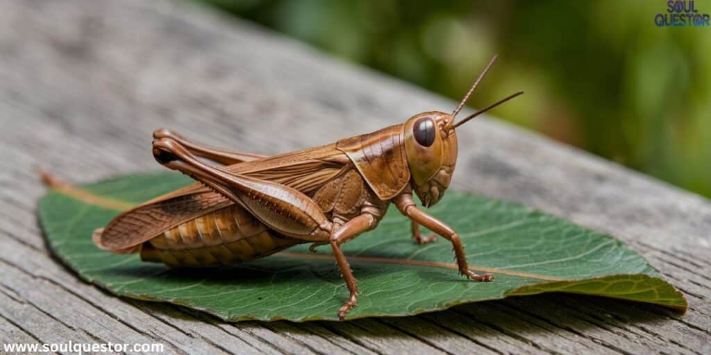 Brown Grasshopper Spiritual Meaning and Symbolism Explored