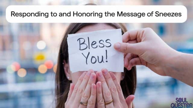 Responding to and Honoring the Message of Sneezes