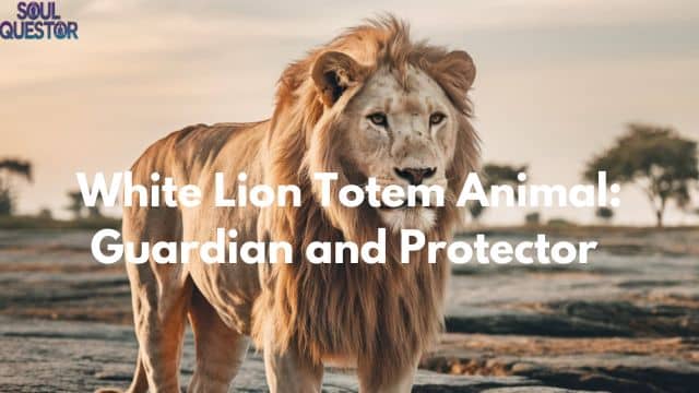 White Lion Totem Animal Guardian and Protector